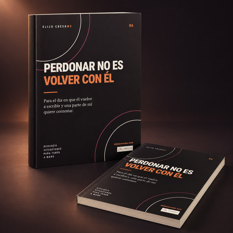 El cuaderno Perdonar no es volver con él